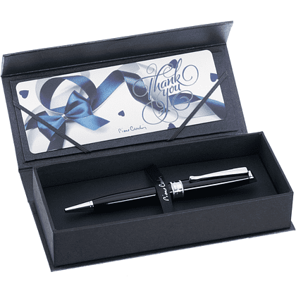 Ручка шариковая автоматическая "Pierre Cardin Elegance", 0.7 мм, черный, стерж. синий - 7