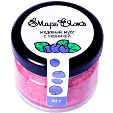 Медовый мусс "МарьЯжъ" с черникой, 30 гр 