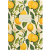 Тетрадь "Flora. Paradise. Lemons", A5, 40 листов, клетка, софт., белый, желтый - 2