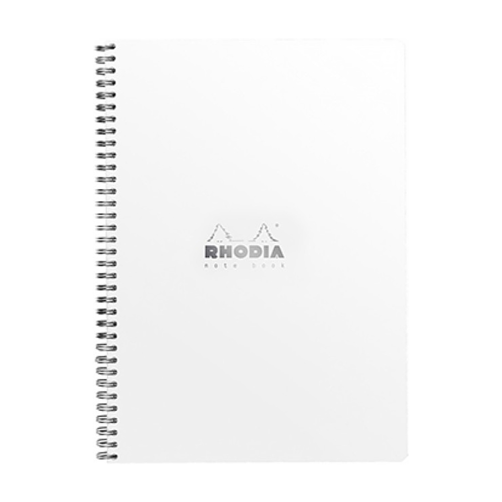 Блокнот "Rhodia", А4+, 160 страниц, клетка, белый