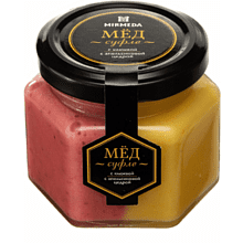 Мёд-суфле "Mirmeda" с клюквой и апельсиновой цедрой, 180 гр