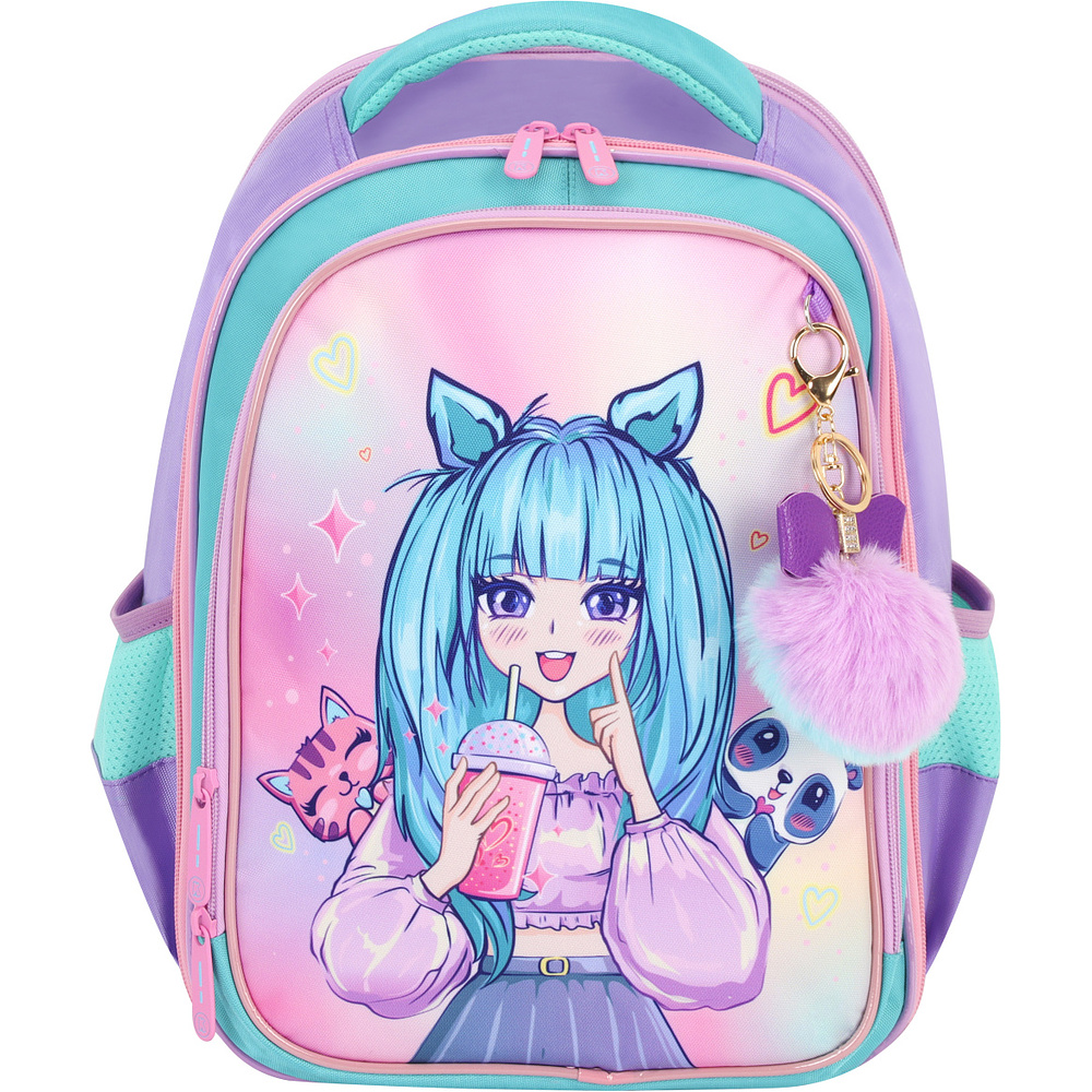Рюкзак школьный "Comfort Light. Anime Girl", разноцветный