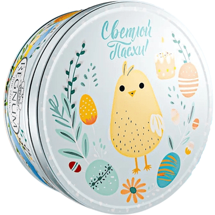 Печенье сдобное Regnum "Пасхальное",  в жестяной банке, 150 гр