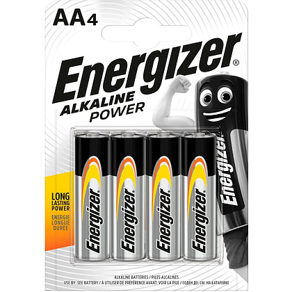 Батарейки алкалиновые Energizer "Intelligent AA/LR6", 4 шт, щелочные