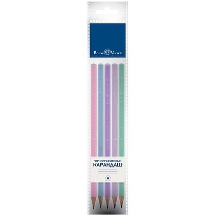 Карандаш простой "Graphix Zefir", HB, 5 шт.