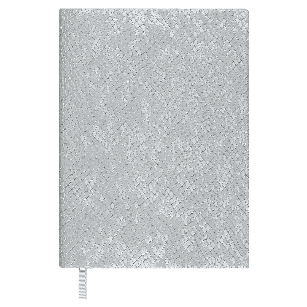 Ежедневник недатированный "Аспид Глосс", А6+, 320 страниц, линейка, серый