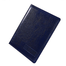 Папка на подпись, с карманом, синий
