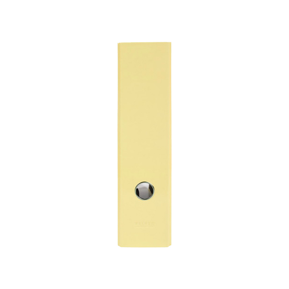 Папка-регистратор "Aquarel", А4, 80 мм, ламинированный картон, желтый - 2