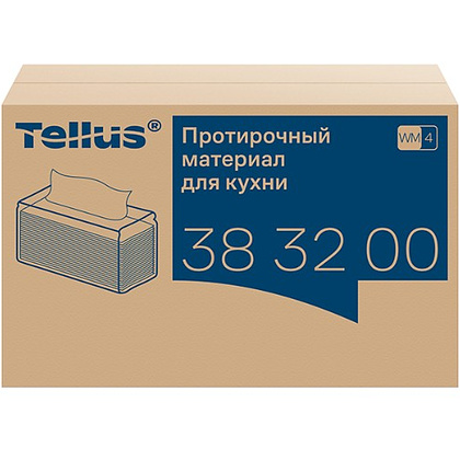 Протирочный материал нетканый Tellus, для кухни, 1 слой, 75 листов, WM4 - 3