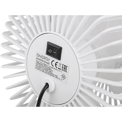 Электровентилятор настольный Energy "EN-0625 USB", белый - 5