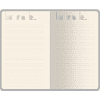 Ежедневник недатированный "Carrara", А5, 192 страниц, линейка, белый - 4