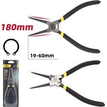 Съемник стопорных колец Deli YS EDL104007, 180 мм, прямые