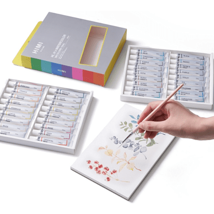 Краски акварельные "Himi Miya", 36 цветов, тубы - 4