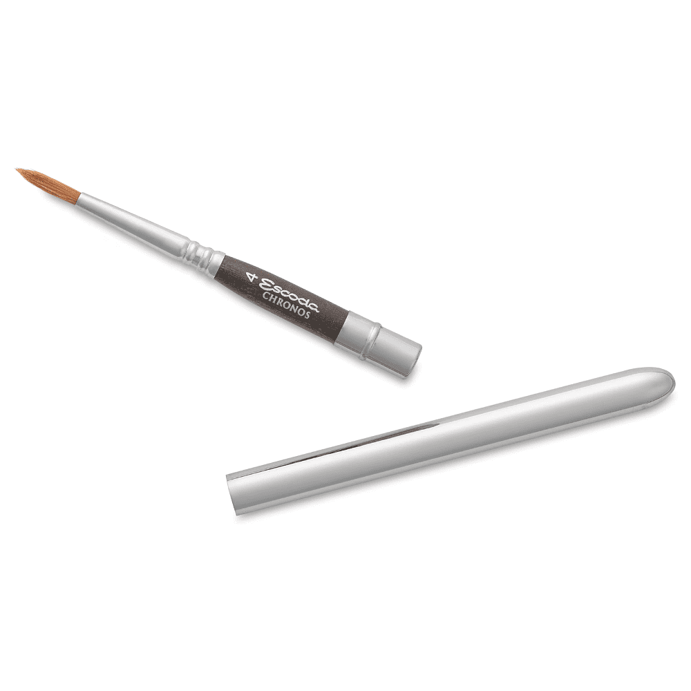 Кисть "Escoda Chronos" микс, круглая, складная, № 4 - 3