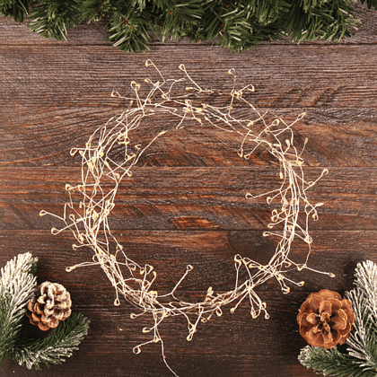 Гирлянда электрическая LED "Нить", 4 м, тепло-белый - 3