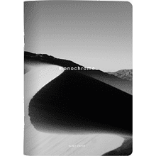 Тетрадь "Dune дюна", A5, 48 листов, клетка, скоба сбоку, черный