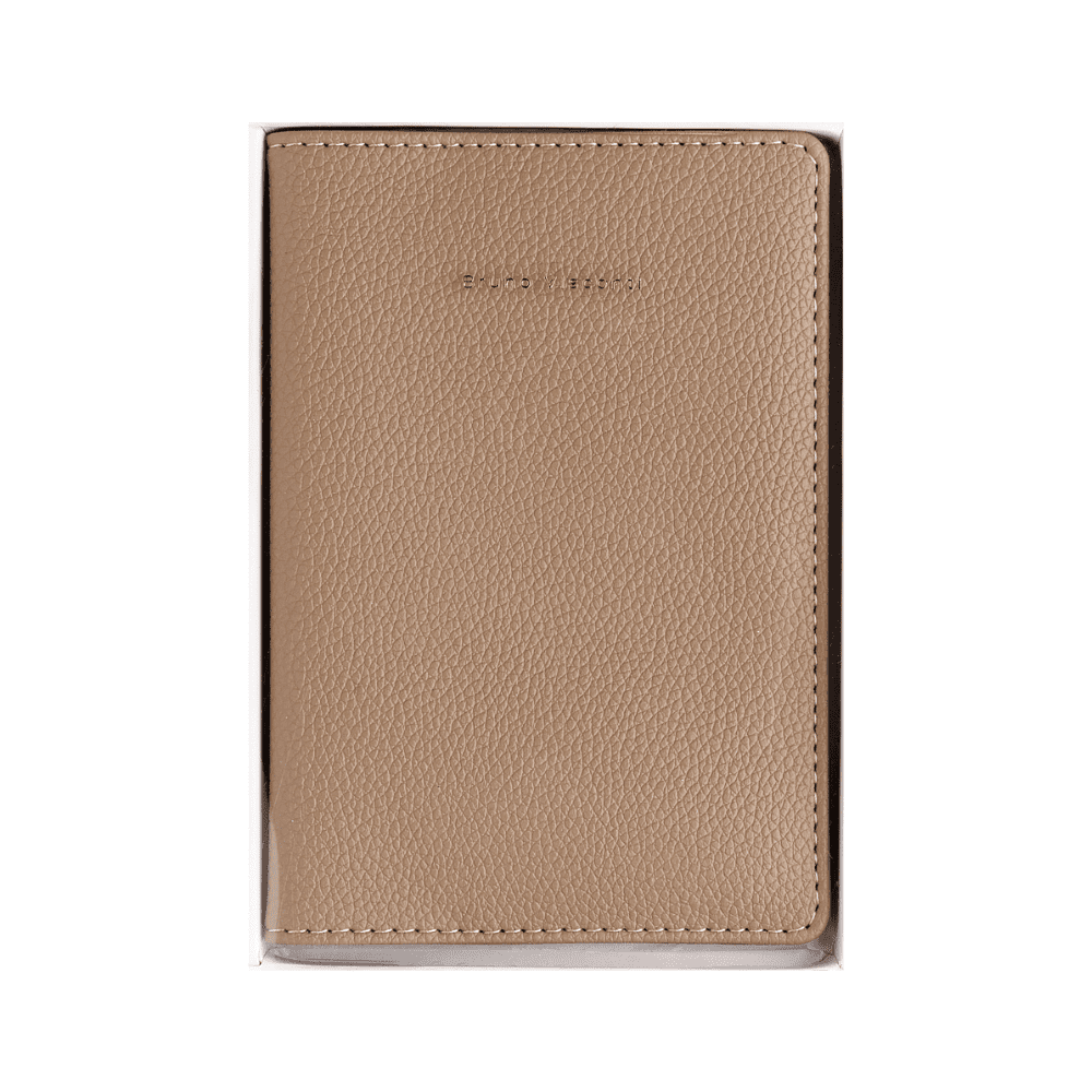 Обложка для паспорта "Бежевая", кожзам