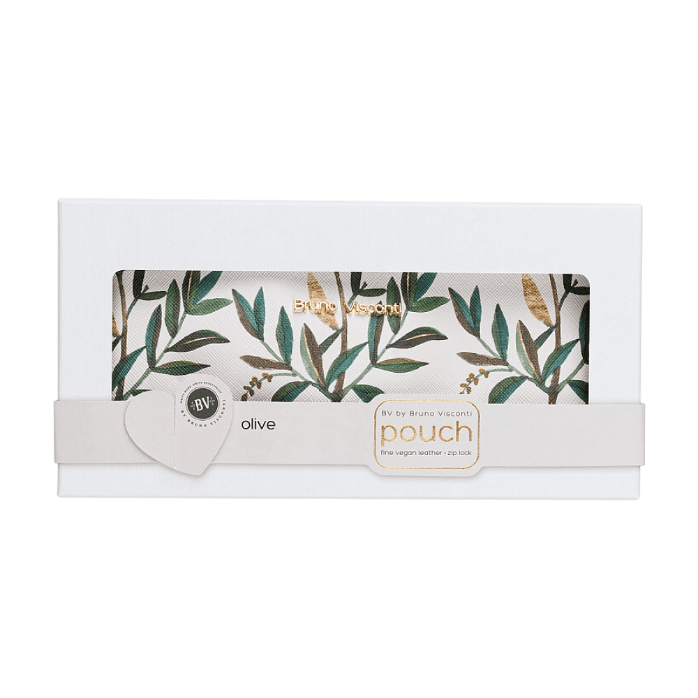 Косметичка "Flora. Олива", 22.5х8х10 см - 5