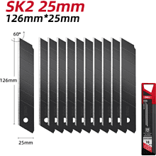 Лезвие для строительного ножа Deli EDL-DP252, 25 мм, 10 шт.
