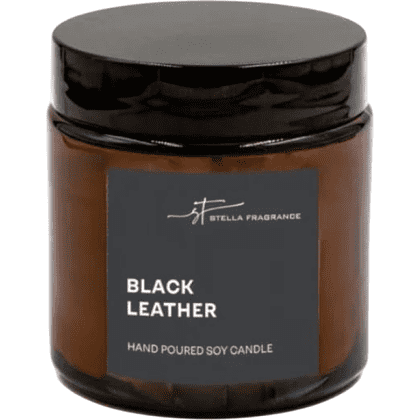 Свеча декоративная Stella Fragrance "Black Leather", 90 гр.