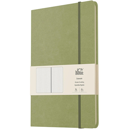 Блокнот "Joy Book. Чай матча", А4, 96 листов, в клетку, зеленый
