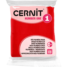 Полимерная глина "Cernit № 1 (Number One)", 56 г, 400 красный
