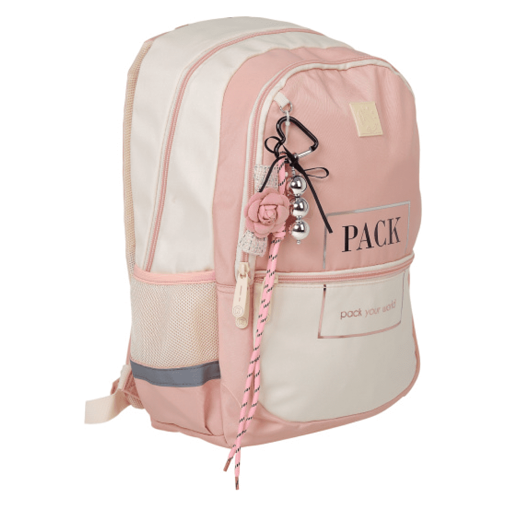 Рюкзак для учащихся начальных классов "Universal Pastel pack", бежевый, розовый - 3