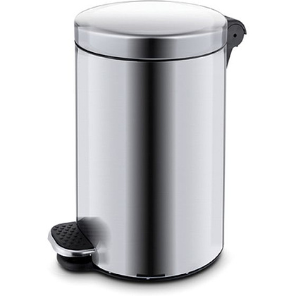 Урна "Alda Hotel Safeс" с педалью, 12 л, серебристый