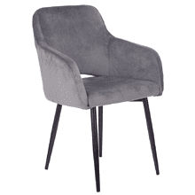 Кресло "Бюрократ CH-380F", ткань, серая жемчужина, каркас металл, корпус черный