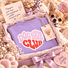 Футболка унисекс "Чихуахуа. Dog love club", XS-S, хлопок, оверсайз, лавандовый - 4