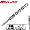 Бур по бетону Deli YS EDH-Y20210, 20 x 210 мм, SDS-PLUS - 2 Бур по бетону Deli YS EDH-Y20210, 20 x 210 мм, SDS-PLUS - 2