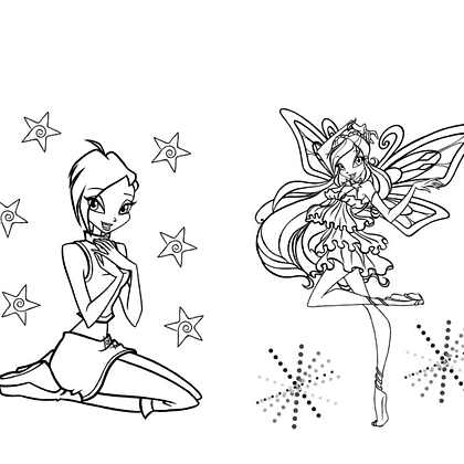 Раскраска "Winx Club. Твори волшебство! Большая раскраска" - 4