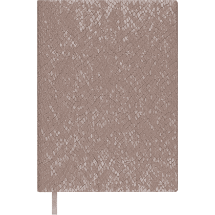 Ежедневник недатированный "Аспид Глосс", А6+, 320 страниц, линейка, пепельно-розовый