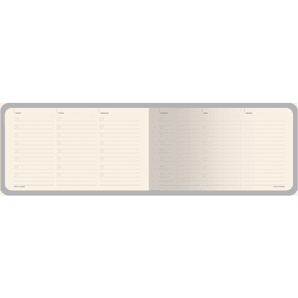 Еженедельник недатированный "Гранат", А6- , 160 страниц, линованный, разноцветный - 5