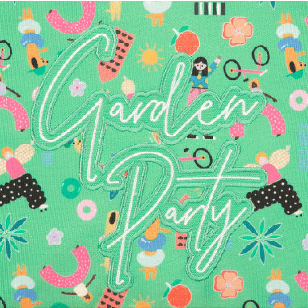Рюкзак детский "Garden Party", зеленый, розовый - 11