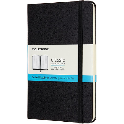 Блокнот "Classic Medium", А5, 120 листов, точка, черный