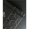 Ежедневник датированный "Art deco gold", А5, 384 страницы, черный, золотой, 2026 - 2