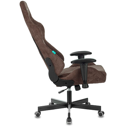 Кресло игровое Бюрократ VIKING KNIGHT Light-10, ткань, металл, темно-коричневый  - 7