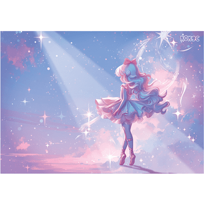 Пленка для труда "Magic ballerina", разноцветный