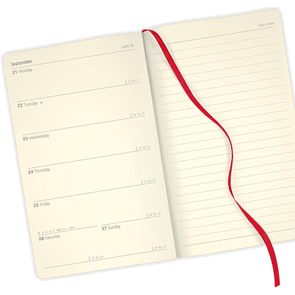 Блокнот Castelli Milano "Harris Red", A5, 120 листов, линейка, бордовый - 3