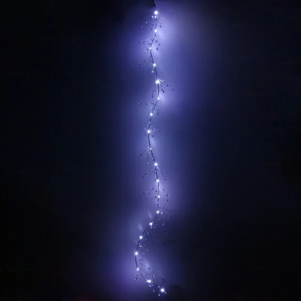 Гирлянда LED "Сверкающие хрусталики", 1,5 м, белый - 6