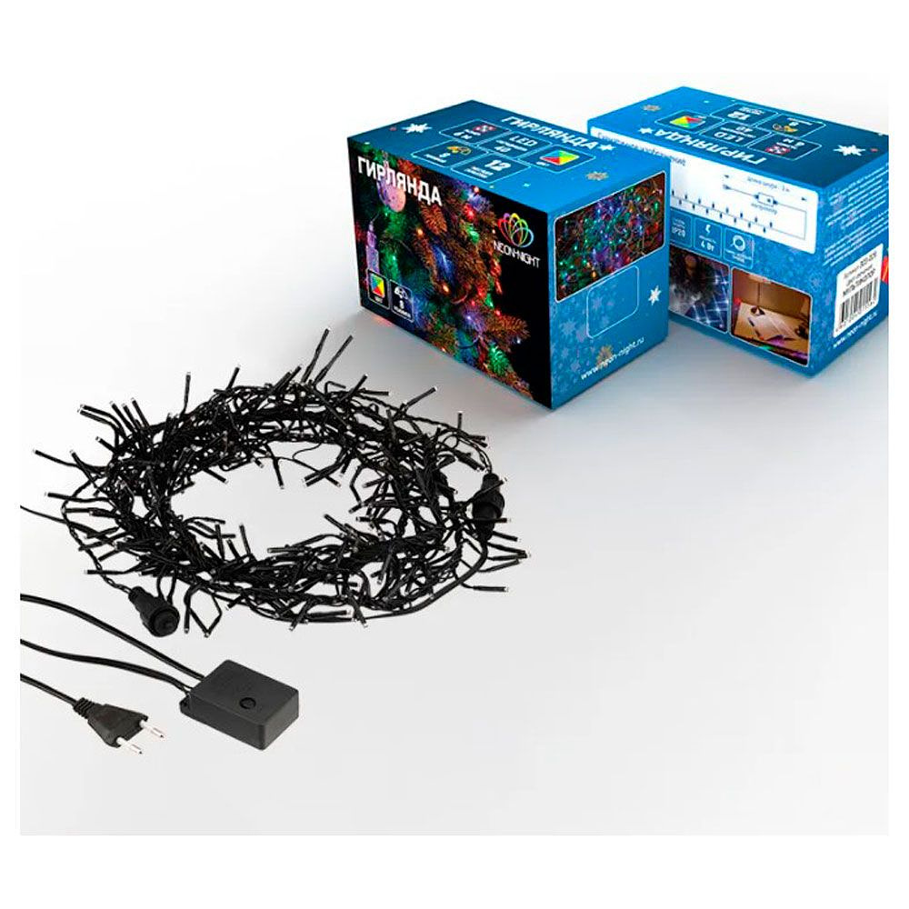 Гирлянда электрическая LED "Кластер", 3 м - 6