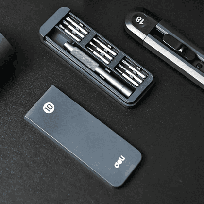 Набор прецизионных отверток Deli YS EDL241010J, 10 шт., кейс - 5