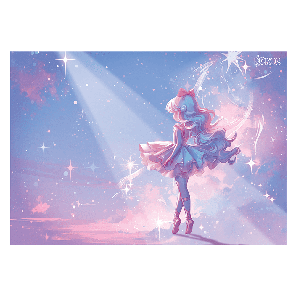 Пленка для труда "Magic ballerina", разноцветный