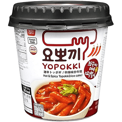 Палочки рисовые "Yopokki. Hot&Spicy", остро-пряный, 120 гр.