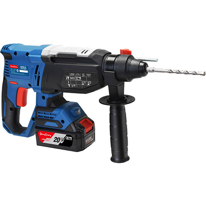 Аккумуляторный перфоратор DongCheng DCZC02-26 (TYPE EM), 20 В, 3.1 Дж, 2 АКБ, 4 Ач, З/У 2 А - 4 Аккумуляторный перфоратор DongCheng DCZC02-26 (TYPE EM), 20 В, 3.1 Дж, 2 АКБ, 4 Ач, З/У 2 А - 4