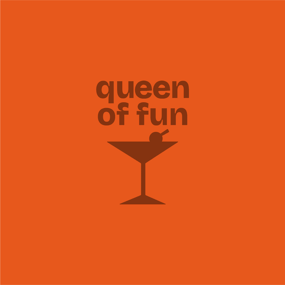 Бизнес тетрадь А5 «Queen of fun» soft touch, оранжевый - 2