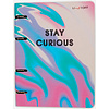 Тетрадь "Stay Curious", А5, 120 листов, клетка, на кольцах, сиреневый - 3