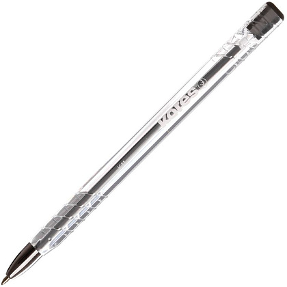 Ручка шариковая "K11", 0.7 мм, прозрачный, стерж. синий - 3