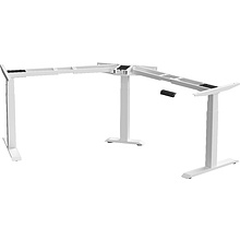Каркас стола с электроприводом трехмоторный угловой AOKE "AK3YJYT-TYZF3-90/120/180 WH", белый